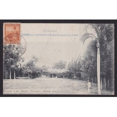 PALERMO PARQUE 3 DE FEBRERO RARA ANTIGUA TARJETA POSTAL